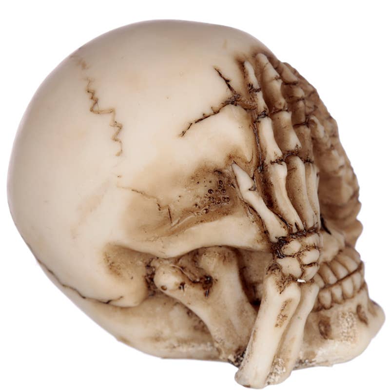 See No Evil Skull Figurer - Sæt med 3
