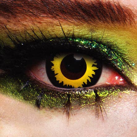 Wolf gule kontaktlinser – 1 dag – MesmerEyez