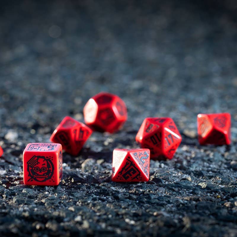 Final Race Dice Set Engine Roar fra Q-Workshop