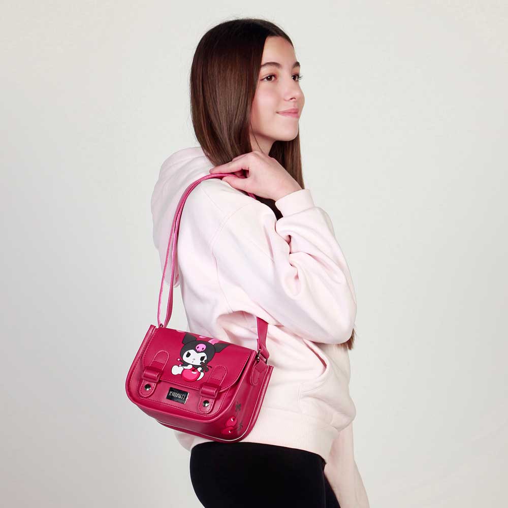 KARACTERMANIA - Hello Kitty Kuromi Cherry-skuldertaske XS