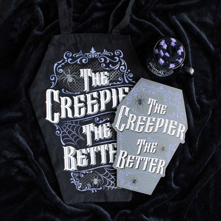 "The Creepier the Better" kisteformet mulepose