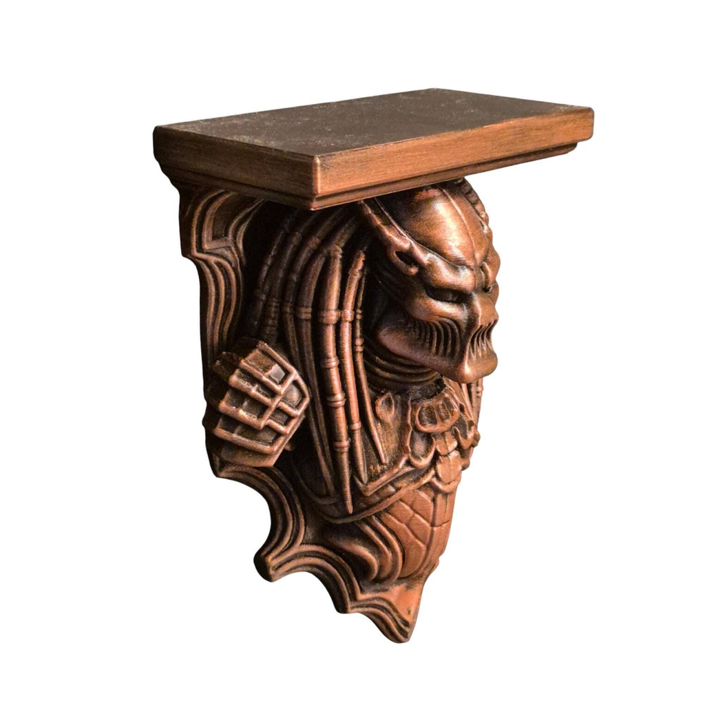 Predator Warrior væghylde i bronze