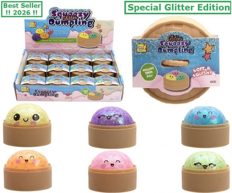 Surprise Squishy Dumpling, Glitter Edition – KIDDY-MOOV