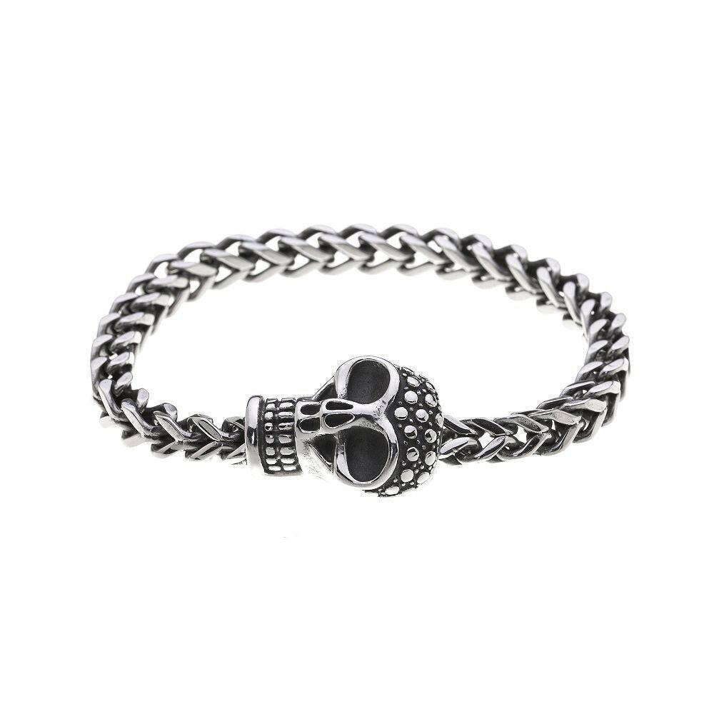 Armbånd med Kraniumdesign – Rustfrit Stål