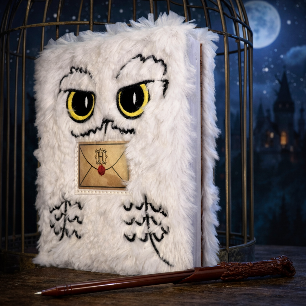 Harry Potter Hedwig Plys Notesbogsæt