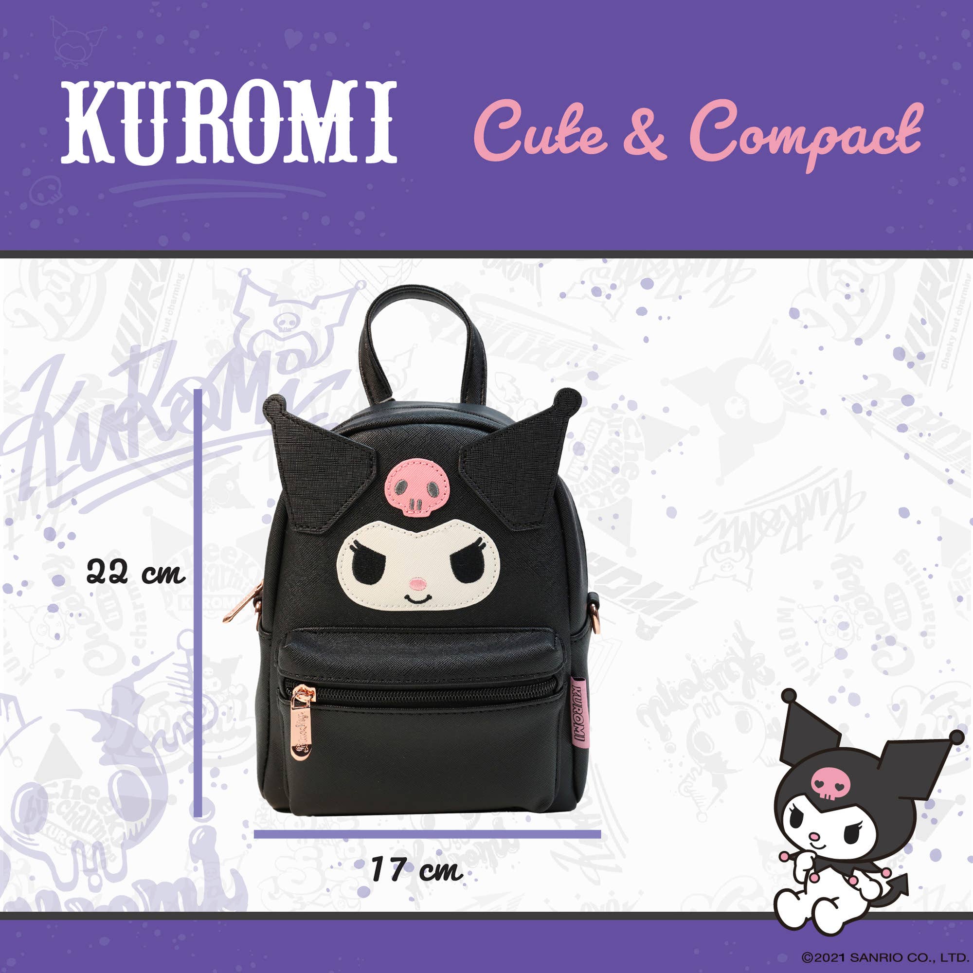 Sanrio Kuromi – Mini-rygsæk