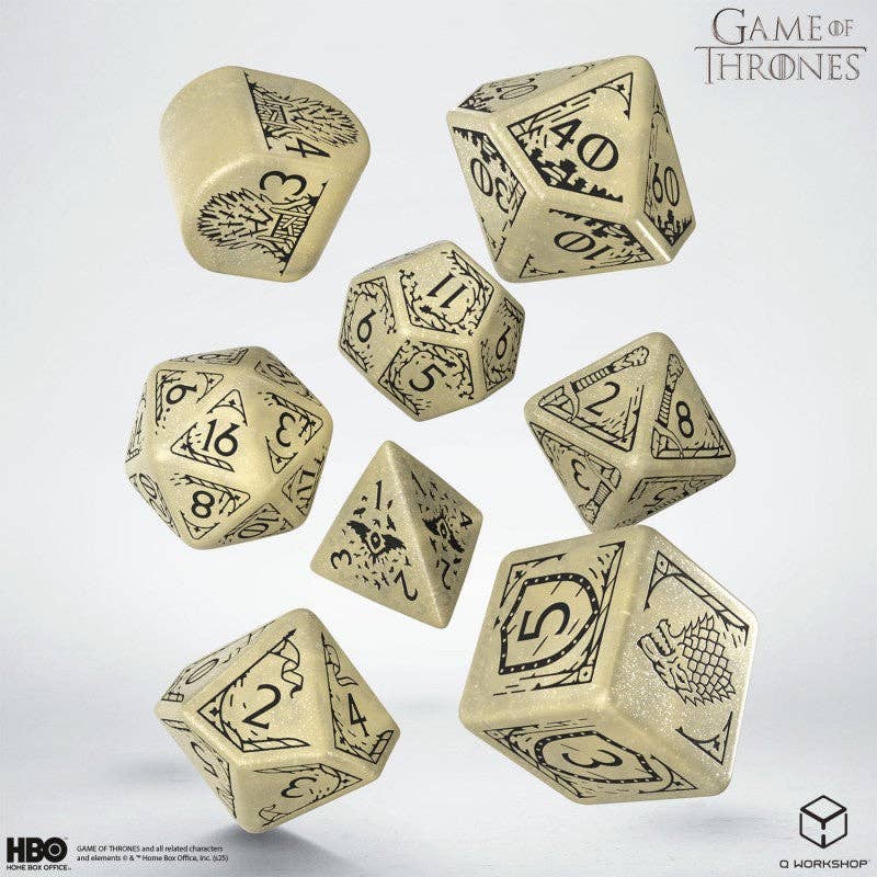 Game of Thrones Stark Terningsæt – House Stark | Q-Workshop