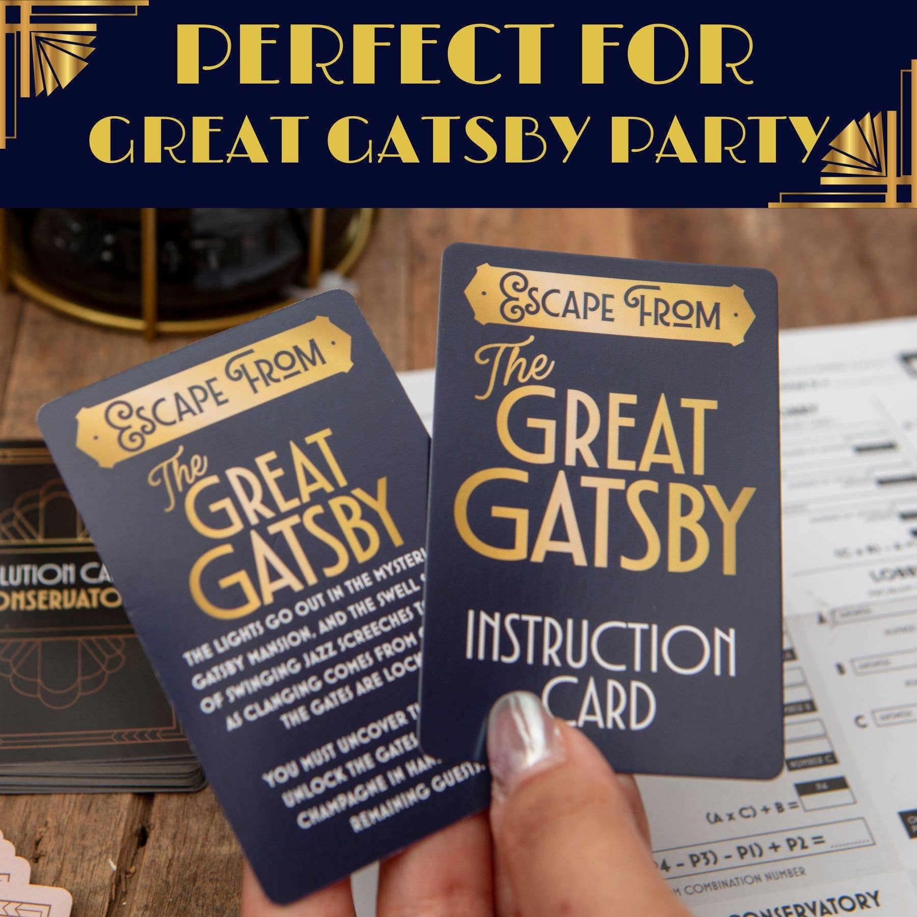 The Great Gatsby Escape Room – Vin & Prosecco