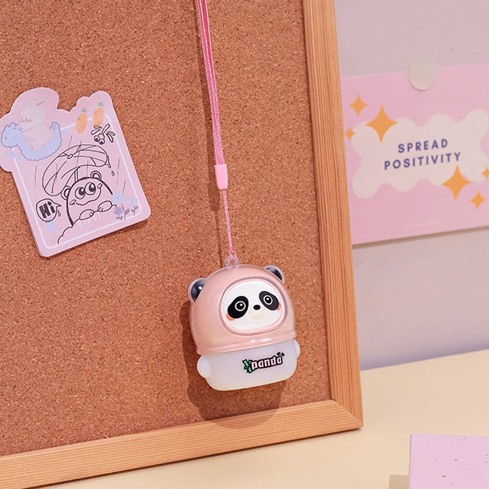 Kawaii Panda Natlampe, Lyserød – MINISUKI