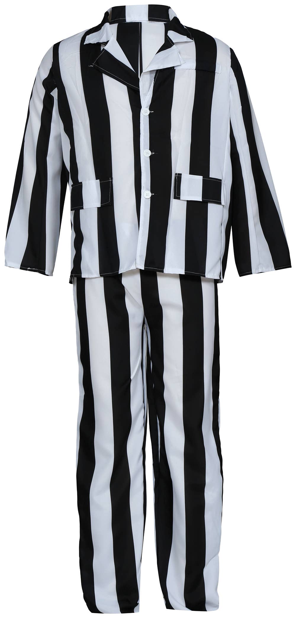 Spøgelses-skeletkostume til voksne – str. L (52–54)
