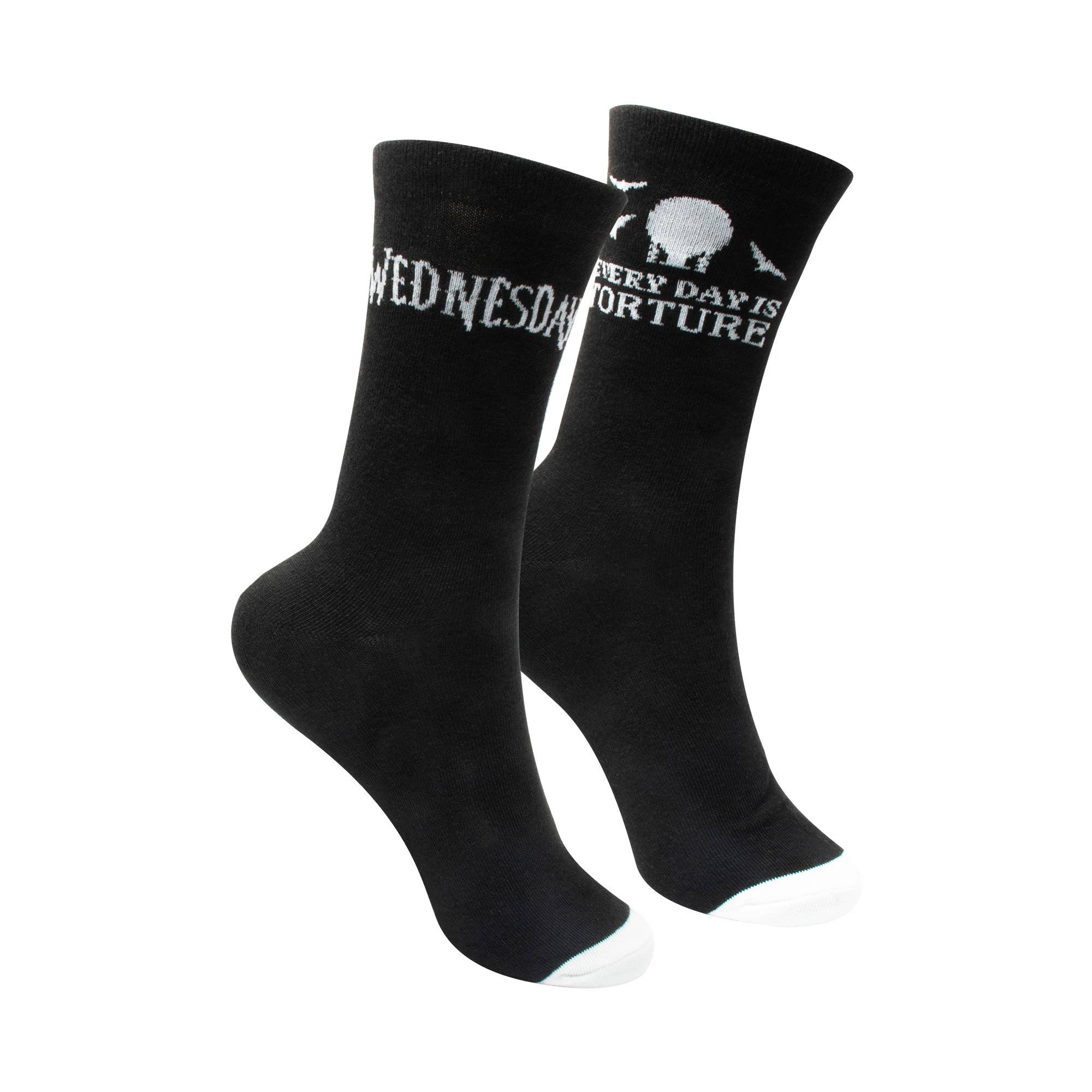 Wednesday Addams Krus & Sokker Sæt i Kistedesign