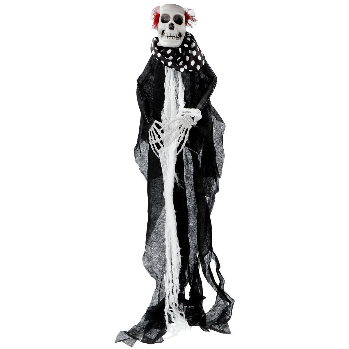 Hængende klovneskelet – Halloween – 30 x 85 cm