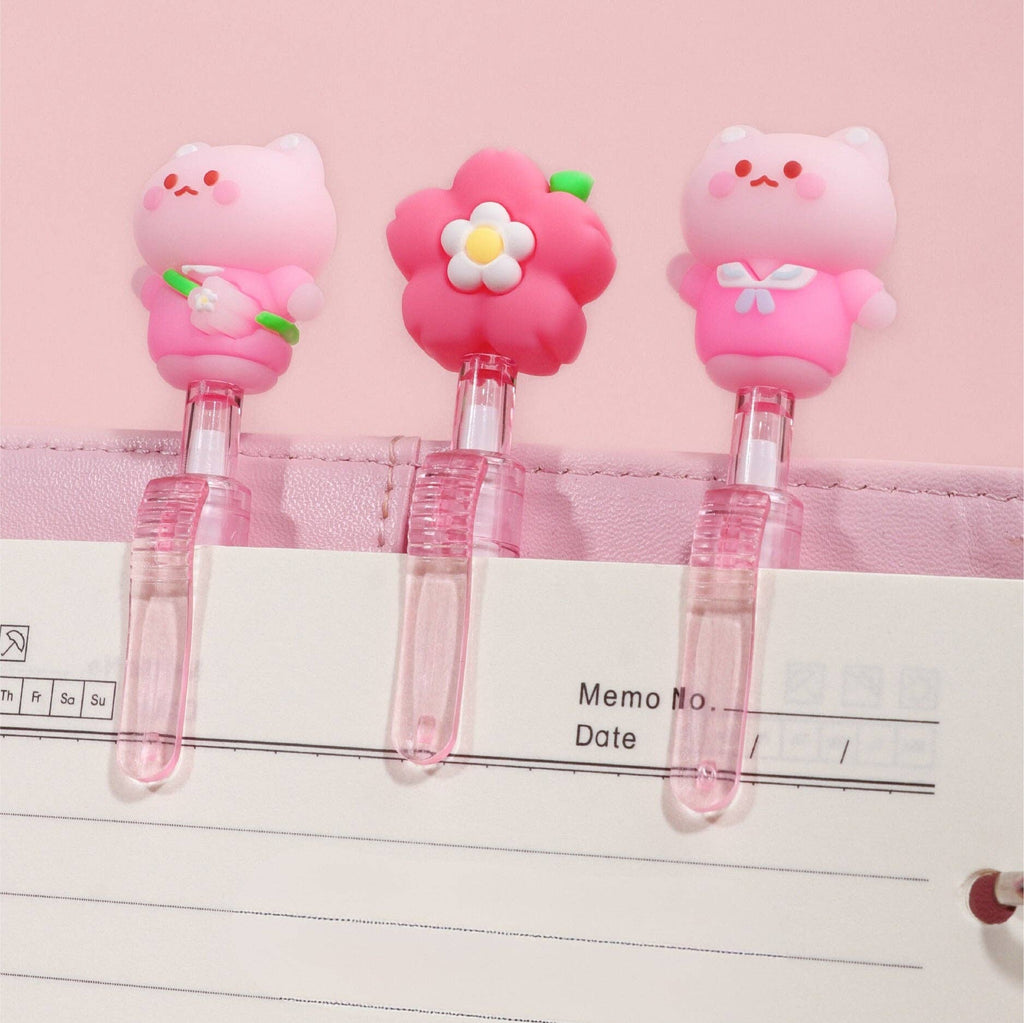 Kawaii Viskelæderpen – Sakura Cat