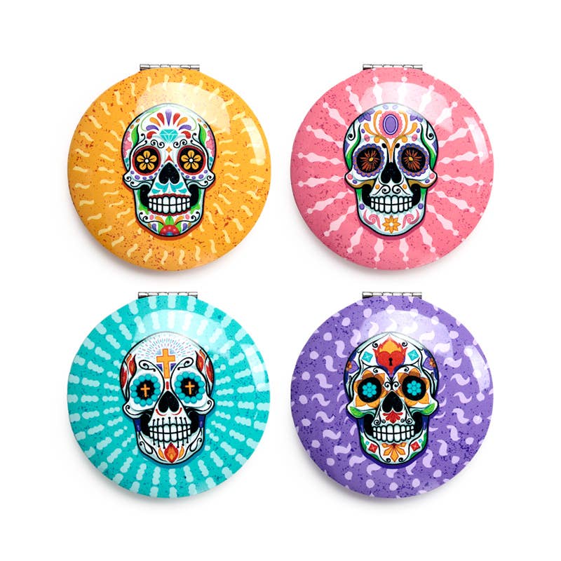 Día de los Muertos Kompakt Spejl