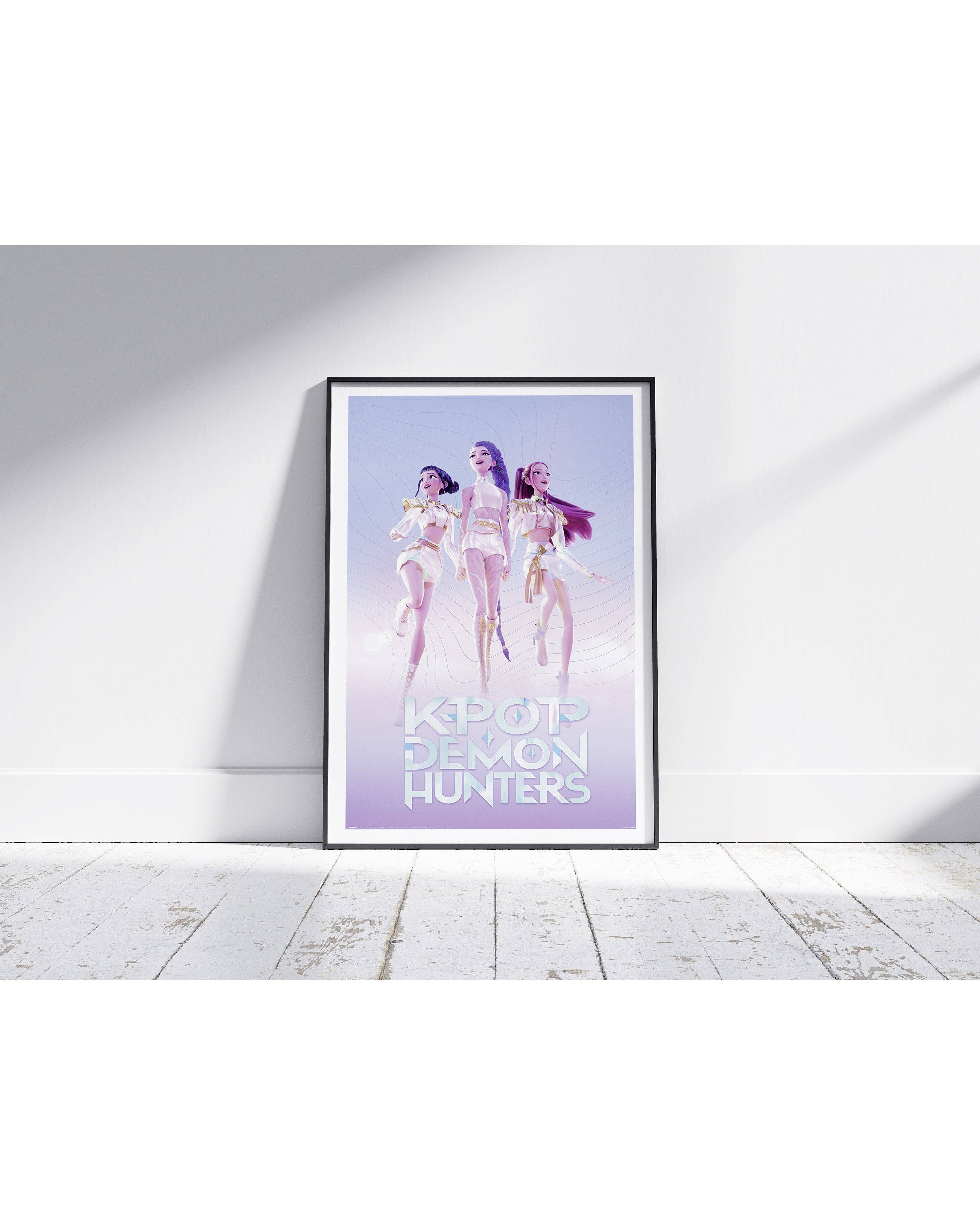 K-Pop Demon Hunters plakat – Huntr/x Flydende | 61 x 91,5 cm