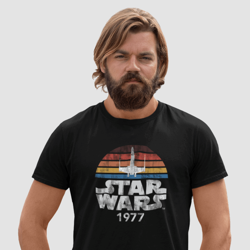 Star Wars 1977 T-Shirt fra Cotton Division