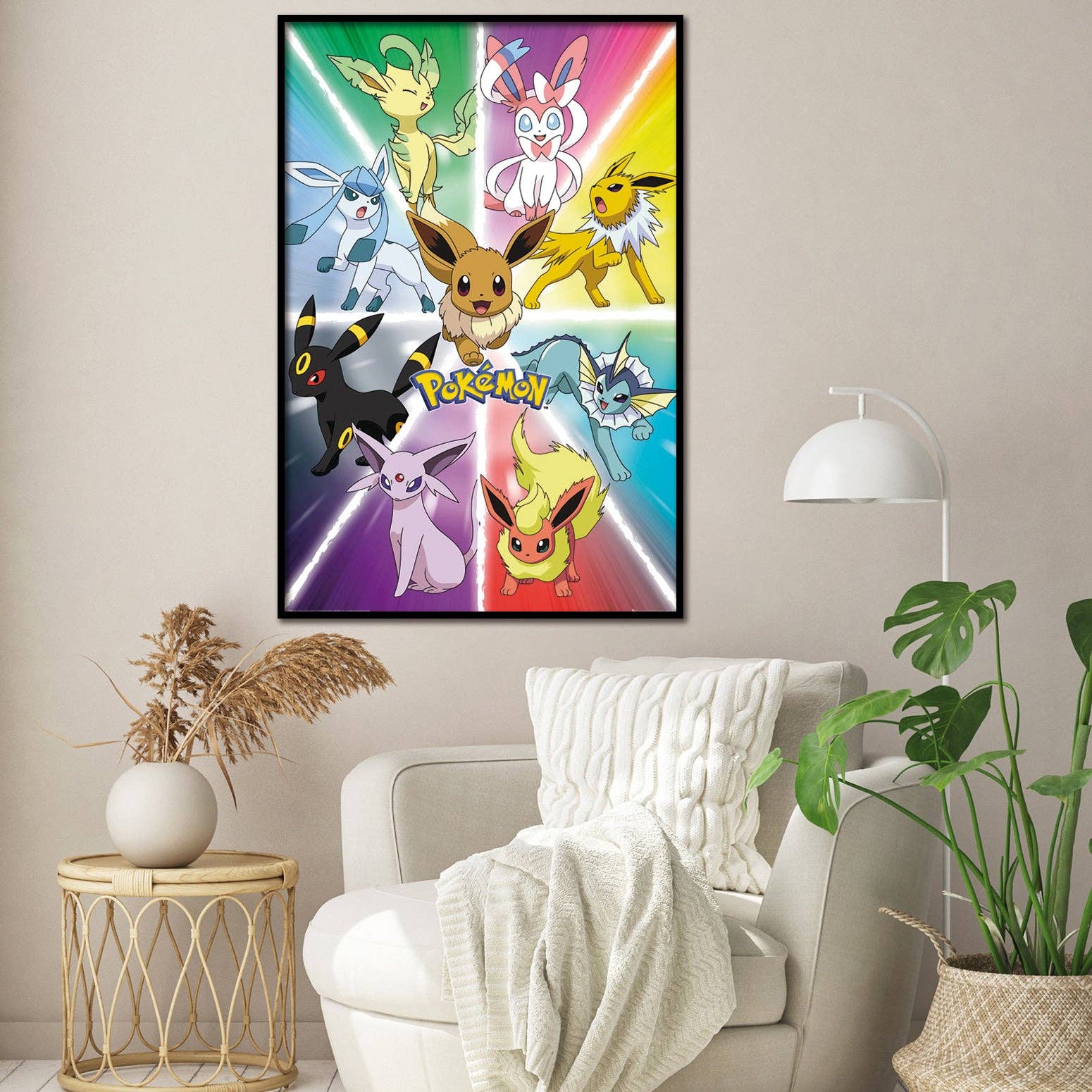 Eevee Evolution Pokémon plakat