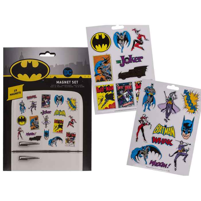 Batman – Retro-magnetsæt med 19 magneter