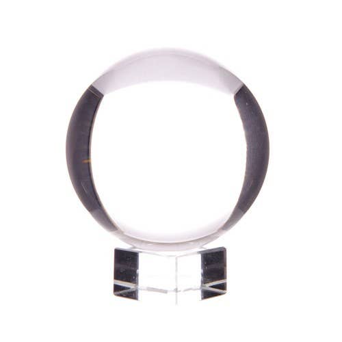 Krystalkugle på stander – 60 mm optisk glas