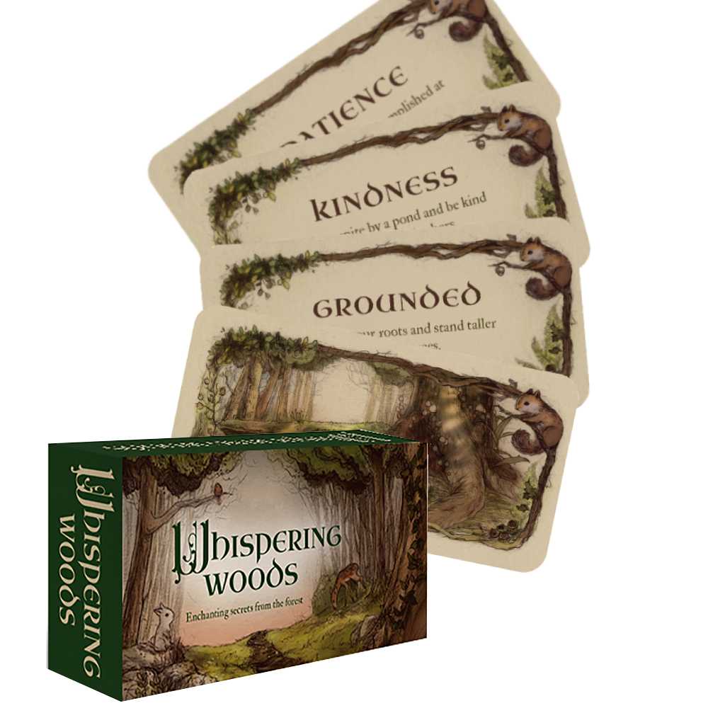 Whispering Woods Affirmation Cards fra U.S. Games Systems
