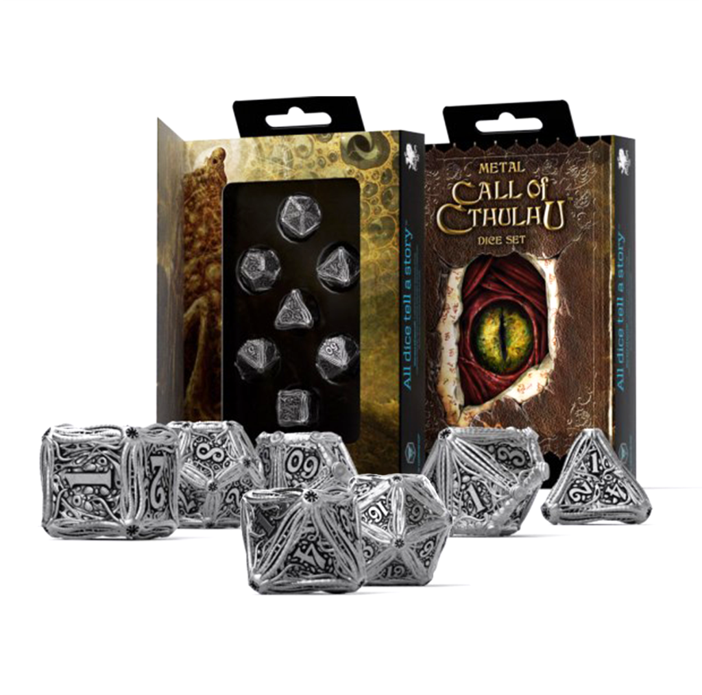 Metal Call of Cthulhu Terningsæt (7) – Q Workshop