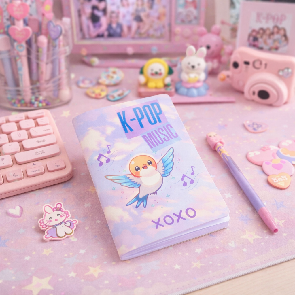 A6 Notesbog – K-Pop Music
