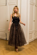 CHOKLATE PARIS - Aria tulle nederdel med stort leopardprint