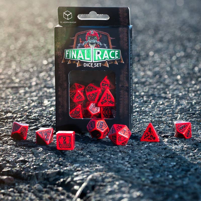 Final Race Dice Set Engine Roar fra Q-Workshop