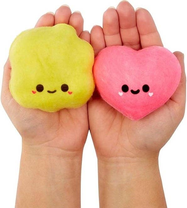 Kiddy-Moov Minis Fluffie Stuffiez – Overraskelses-plysdyr pakke med 2 (assorteret)