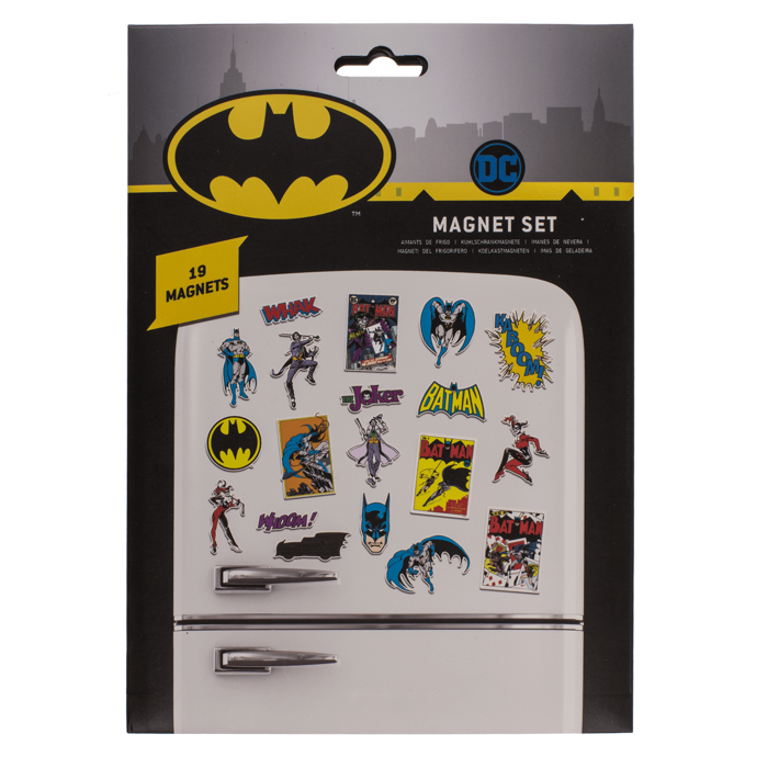 Batman – Retro-magnetsæt med 19 magneter