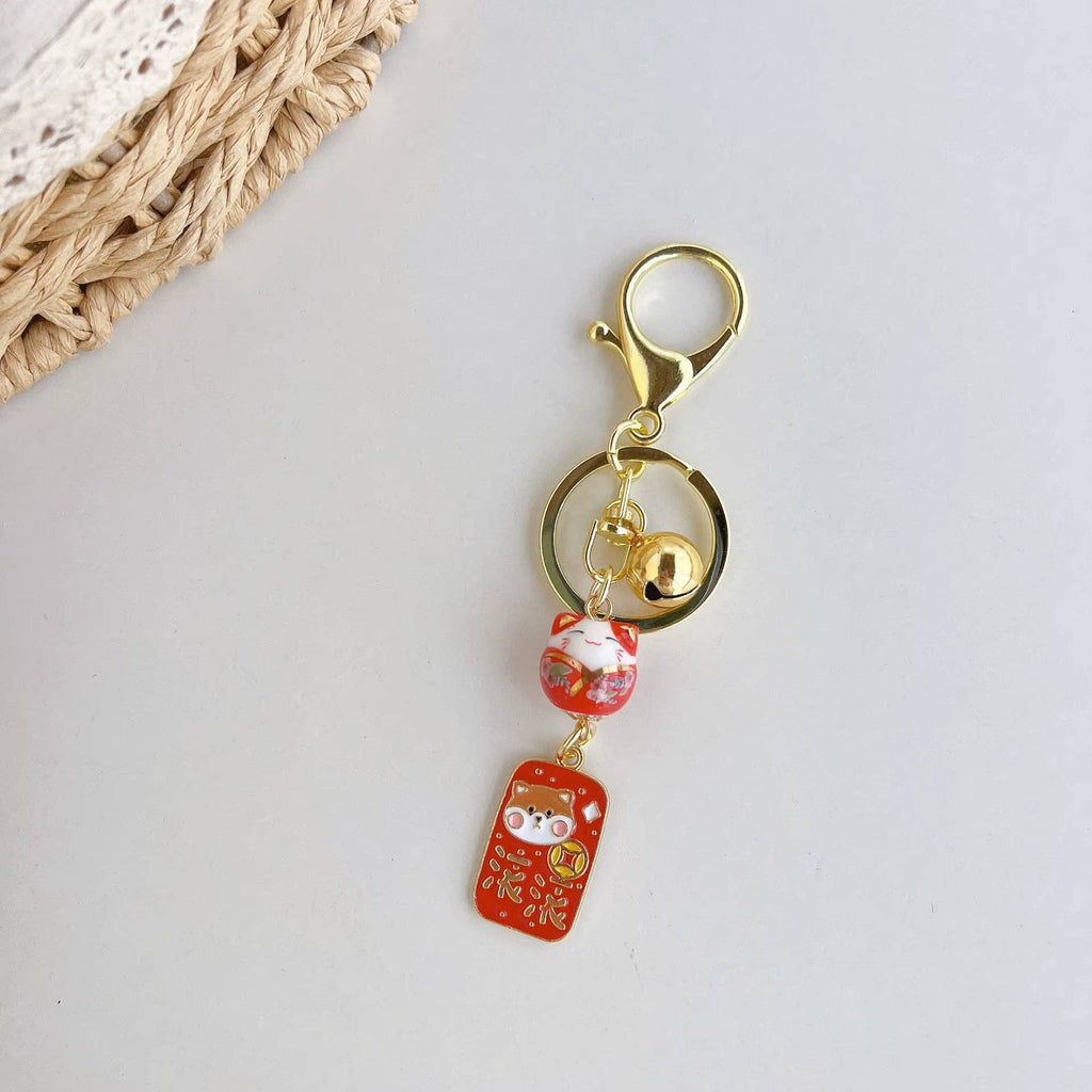 Japansk talisman nøglering – Kawaii Lucky Japan