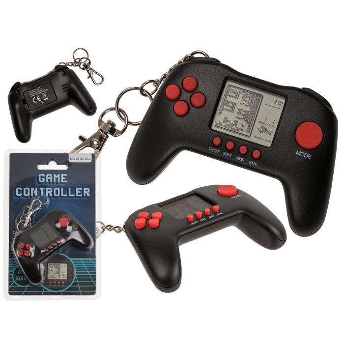 Mini-spillekonsol med Nøglering – Retro Controller