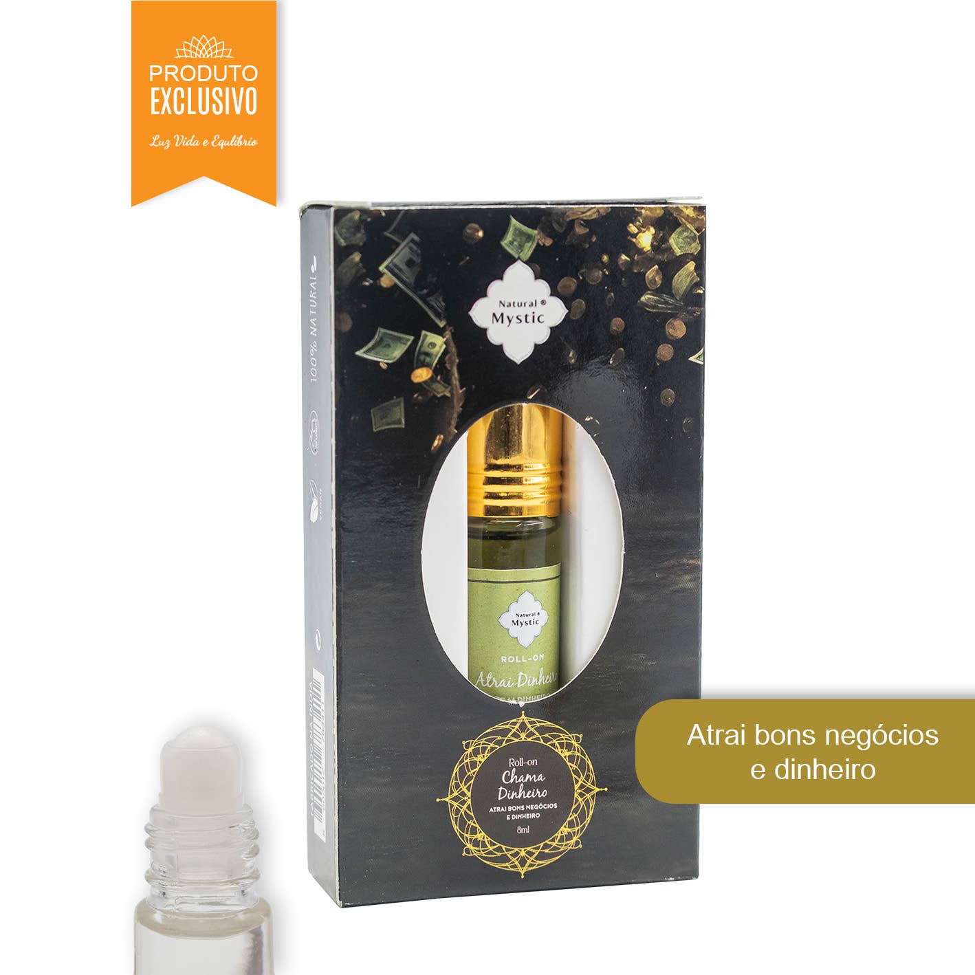 Esoterica Arte – Roll-On Natural Mystic »Tiltræk Penge« 8 ml