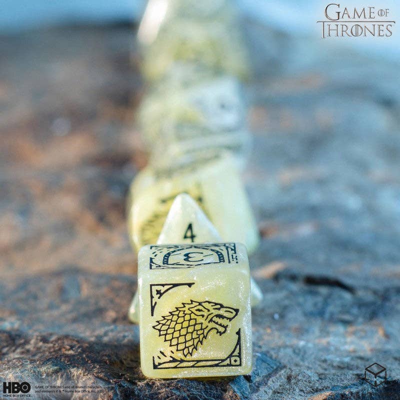 Game of Thrones Stark Terningsæt – House Stark | Q-Workshop