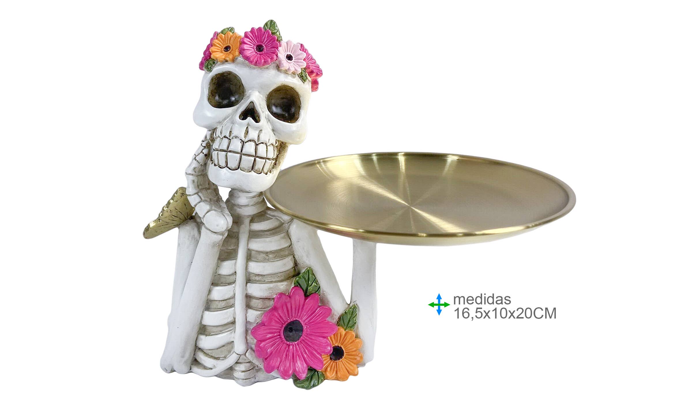 Skullhoved i Harpiks 16,5x10x20 cm – Esoterica Arte | Skulls&Bones