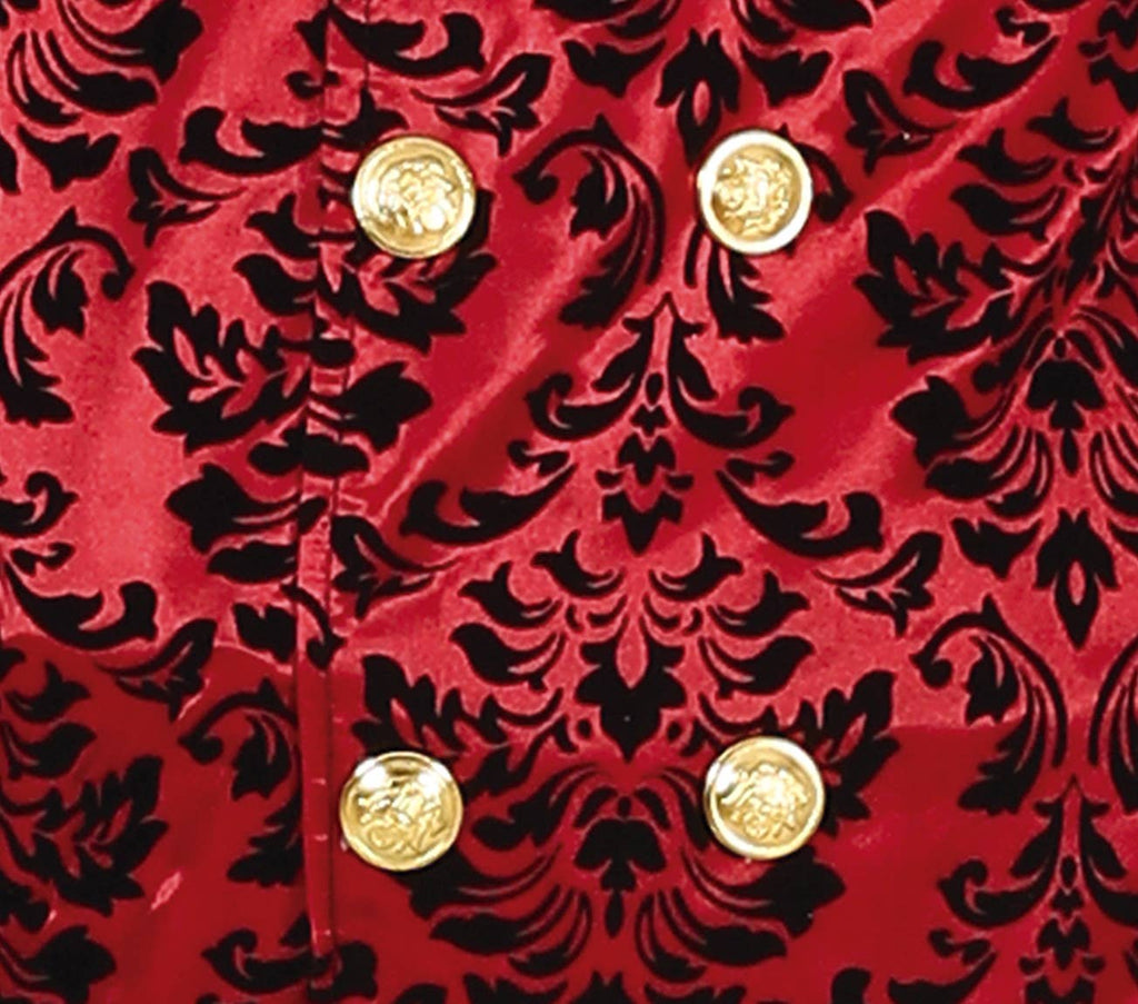 Vampyrkostume – sort og bordeaux – 46–48 (S)