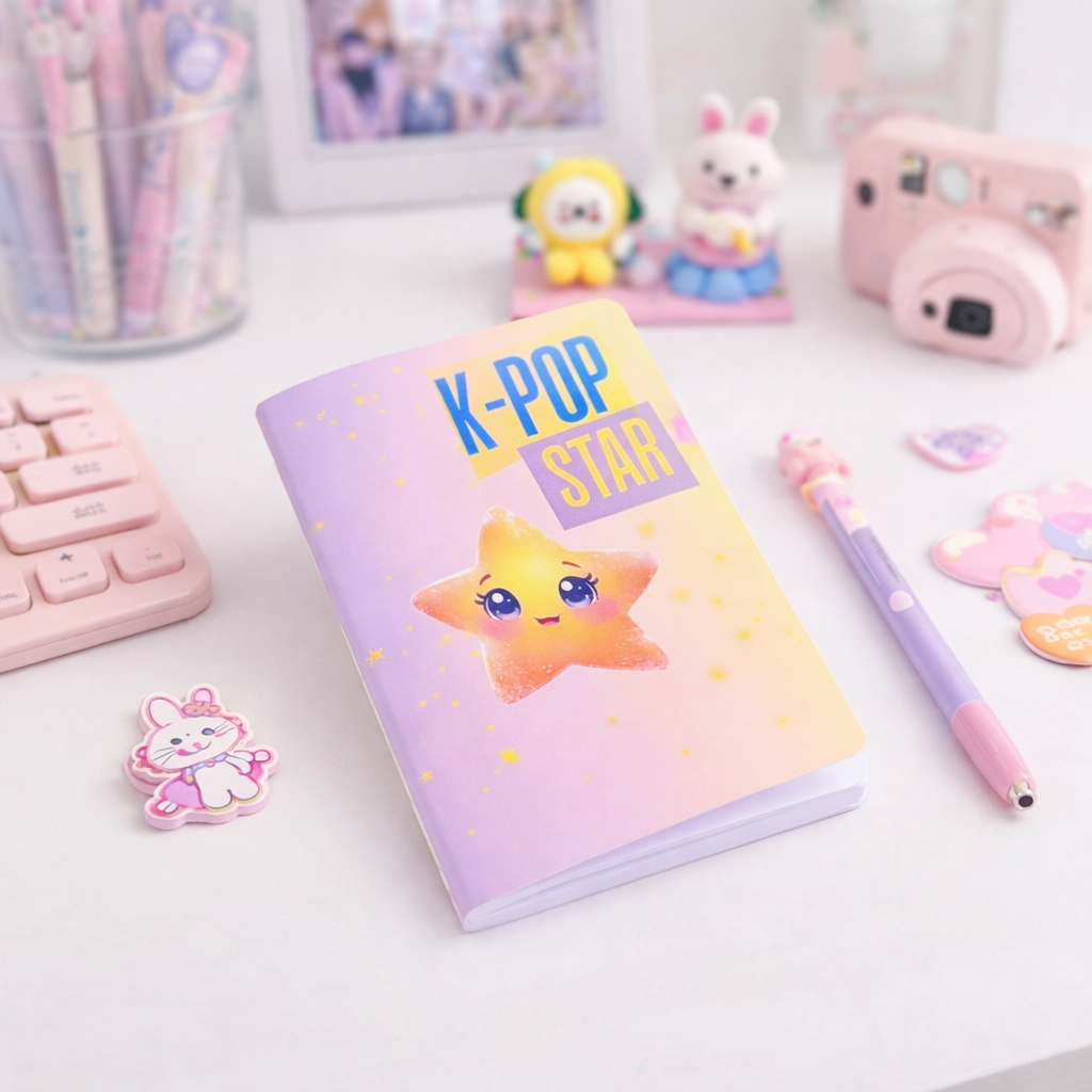 A6 Notesbog – K-Pop Star