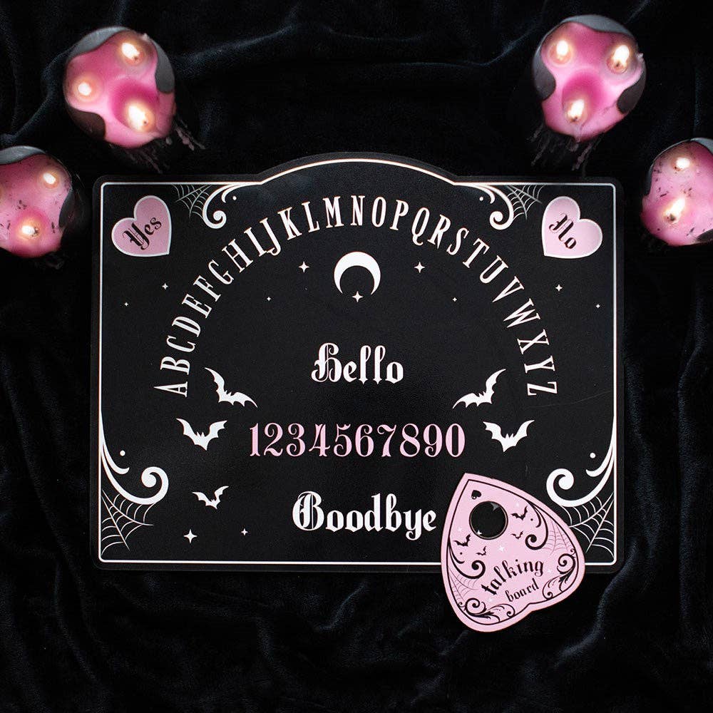 Pretty Deadly lyserød og sort ouija board