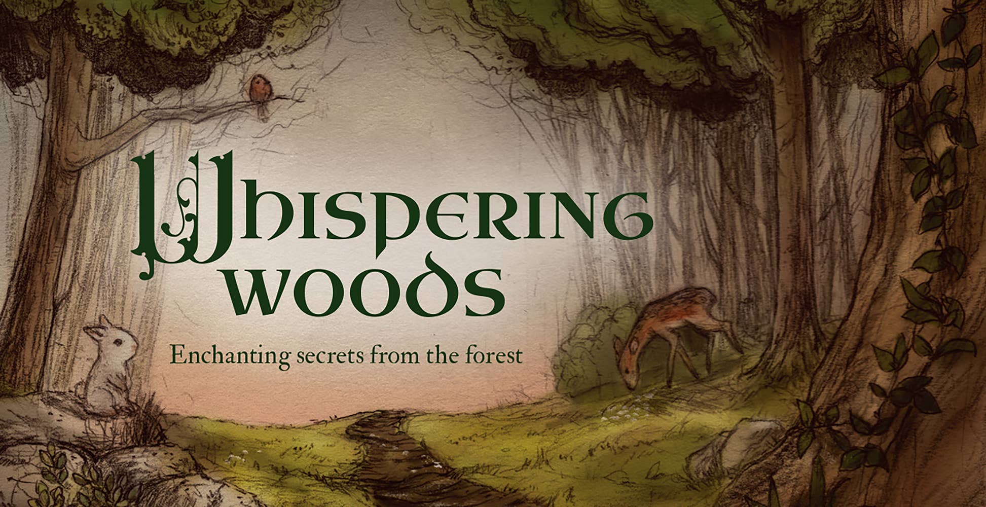 Whispering Woods Affirmation Cards fra U.S. Games Systems