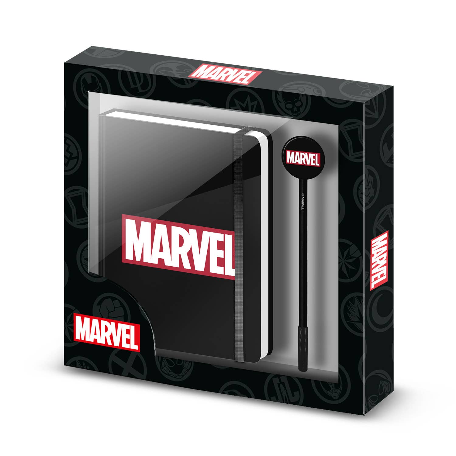 Marvel Gavsæt med Dagbog og Kuglepen
