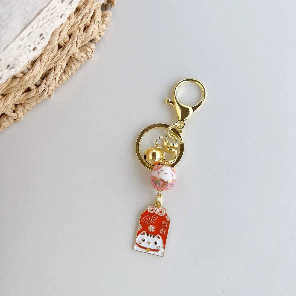 Japansk talisman nøglering – Kawaii Lucky Japan