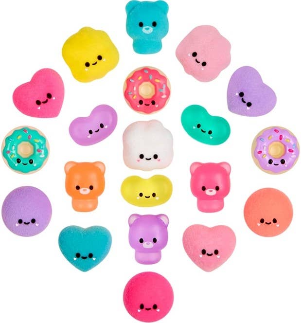 Kiddy-Moov Minis Fluffie Stuffiez – Overraskelses-plysdyr pakke med 2 (assorteret)