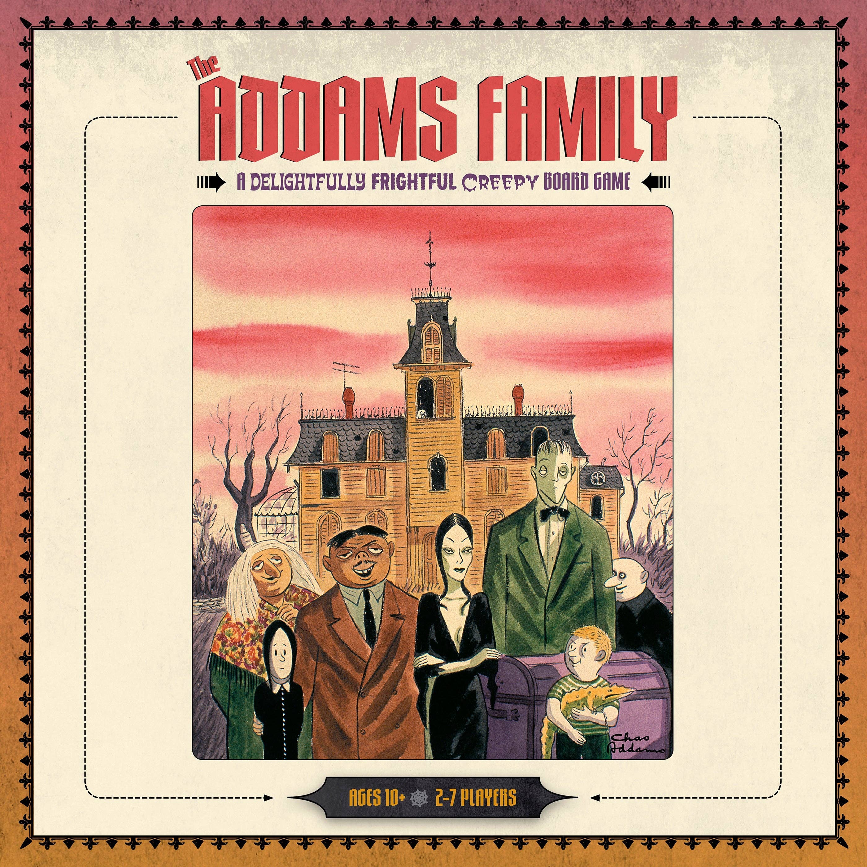 The Addams Family: Et Dejligt Skræmmende Uhyggeligt Brætspil