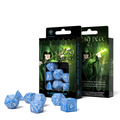 Elvish Dice Set Ice Blue & White fra Q-Workshop