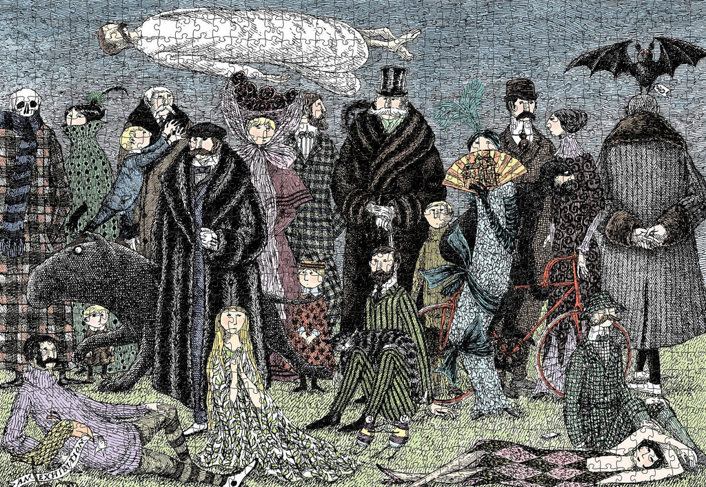 Edward Gorey Puslespil – 1000 brikker