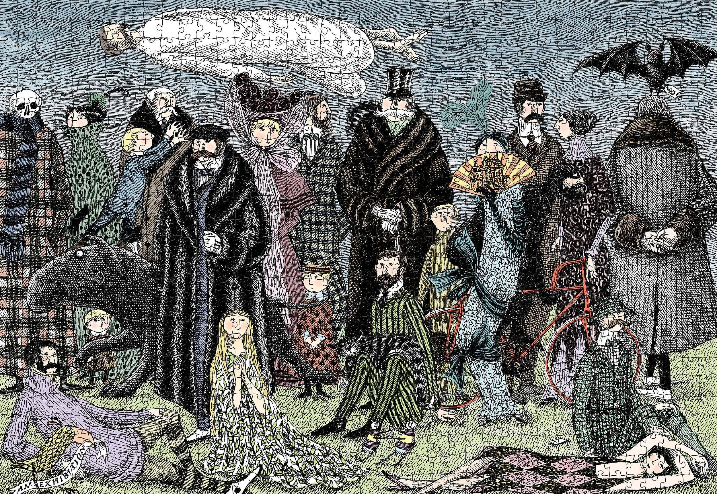 Edward Gorey Puslespil – 1000 brikker