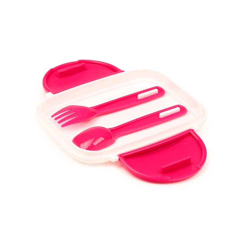 Hatsune Miku Clip Lock Bento-madkasse med Bestik – Puckator