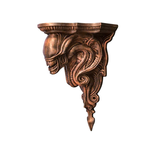 Alien xenomorph væghylde – Giger-inspireret