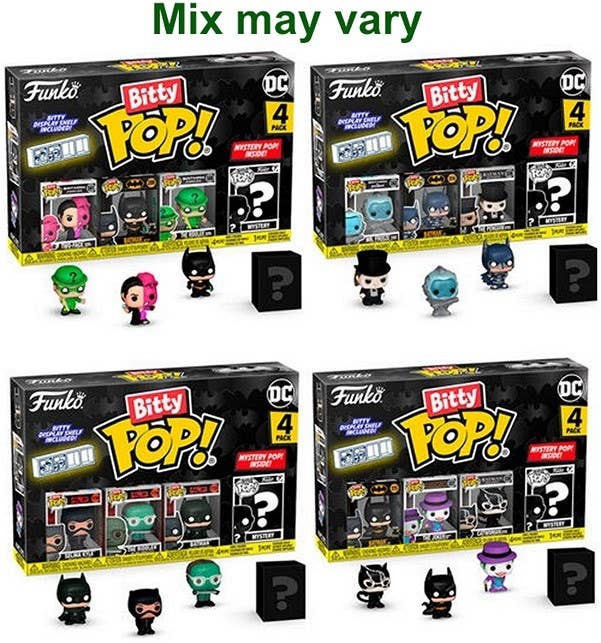 Funko Bitty POP! Batman 85th – Assorterede Mini-Figurer