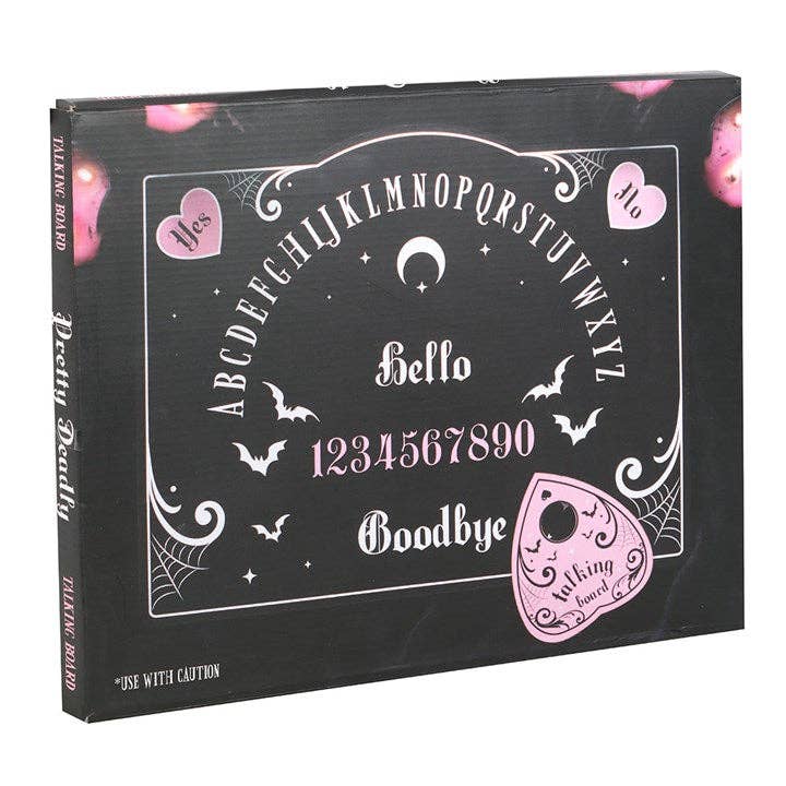 Pretty Deadly lyserød og sort ouija board